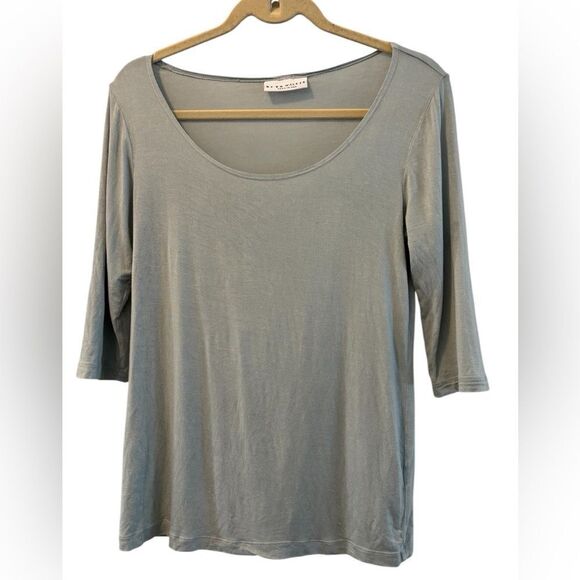 Bryn Walker Modal Spandex 3/4 Sleeve Top Size Medium - Picture 1 of 6